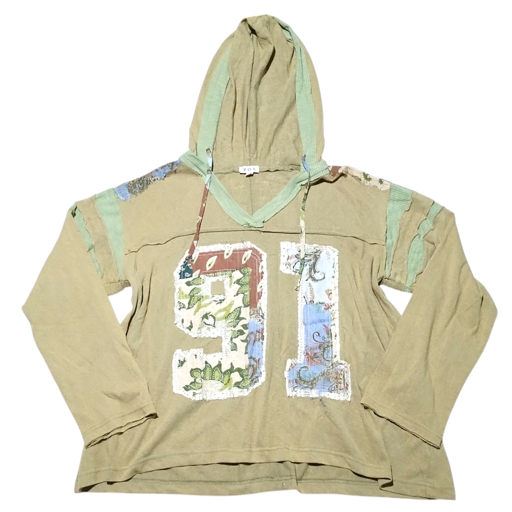 ◾NEW◾WOMEN'S (SIZE S) POL HOODED SHIRT